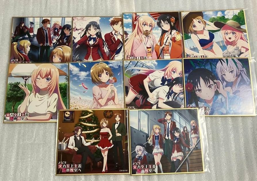 Amazon.co.jp: ようこそ実力至上主義の教室へ よう実 ミニ色紙